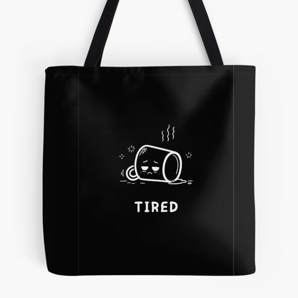 Item preview, Tired Coffee Cup – Funny Coffee Lover & Sleepy Humor T-Shirt designed and sold by SakuraHQ.
