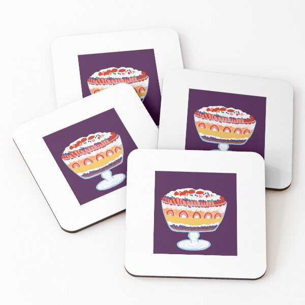 Item preview, Delicious Afternoon Tea Trifle British Dessert Elegant Purple designed and sold by Designs by Sara Felton.