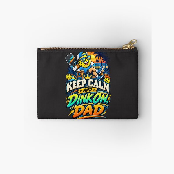 Item preview, Funny Pickleball Dad Gift - Keep Calm and Dink On Dad designed and sold by GreyTee.