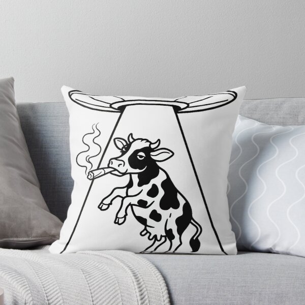 Item preview, Alien Abduction Smoking Cow Design designed and sold by NexxaStoree.