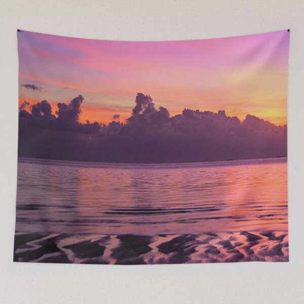 Item preview, Spectacular South Pacific Sunset Near Huahini Island, Tahiti Art Photo designed and sold by DEC02.