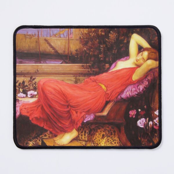 Item preview, Vintage Art Nouveau Woman Wall Art, Celia, John William Godward Romantic Classical Painting designed and sold by RickE.