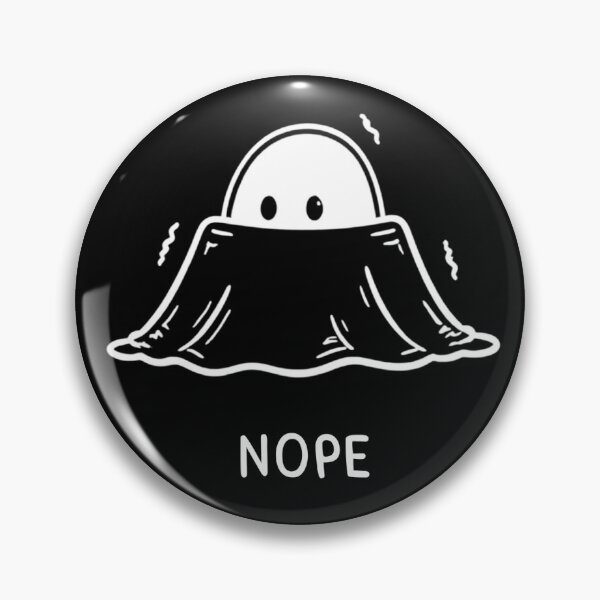 Item preview, Nope Ghost – Cute Lazy Ghost & Funny Spooky Humor T-Shirt designed and sold by SakuraHQ.