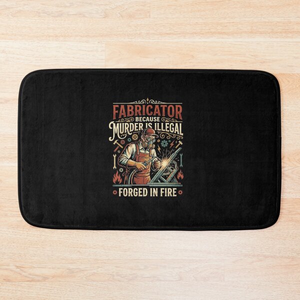 Item preview, Funny Fabricator Because Murder Is Illegal Welder designed and sold by BigfeetLittlepaws.