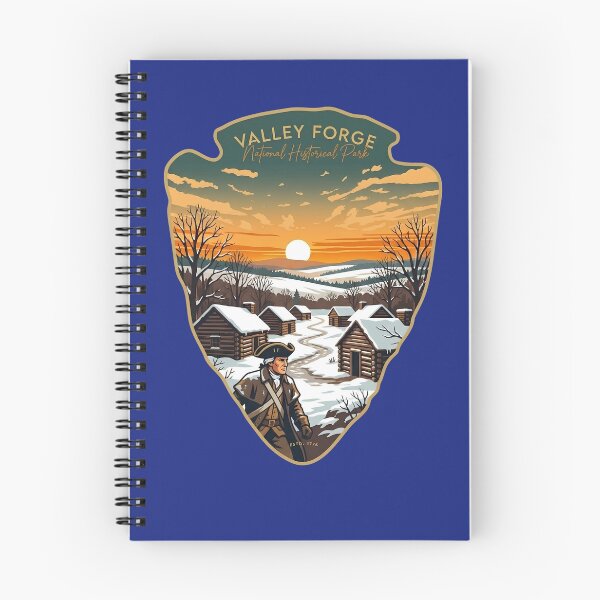 Item preview, Valley Forge National Historical Park Vintage Sunset George Washington Winter Badge designed and sold by LittleArij.