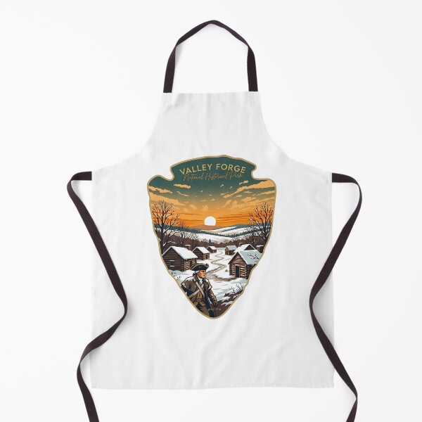 Item preview, Valley Forge National Historical Park Vintage Sunset George Washington Winter Badge designed and sold by LittleArij.