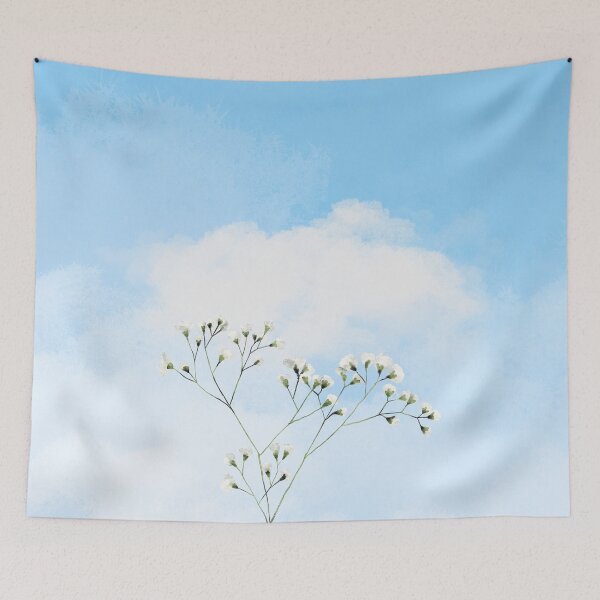 Item preview, Blue sky wildflower designed and sold by Zestypickles.