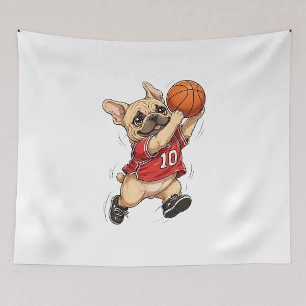 Item preview, French Bulldog Basketball Anime Player designed and sold by ProPetStudio.