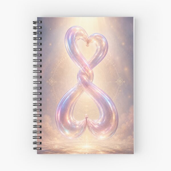 Item preview, Infinity Heart – Celestial Spiritual Love Symbol designed and sold by SacredLensV.