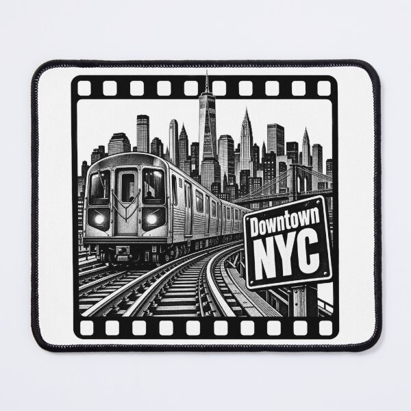 Item preview, Downtown NYC Subway Grind Film Noir designed and sold by Dresut.