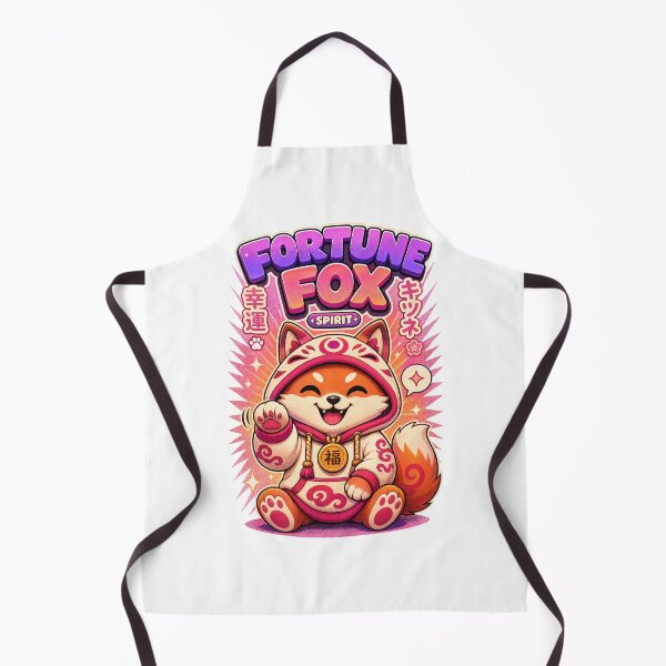 Item preview, Fortune Fox Spirit Kawaii Mascot designed and sold by NullSpacePrints.