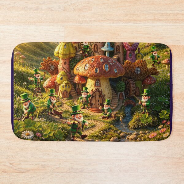 Item preview, Leprechaun’s village at the end of every rainbow. designed and sold by Jonsmartdesigns.