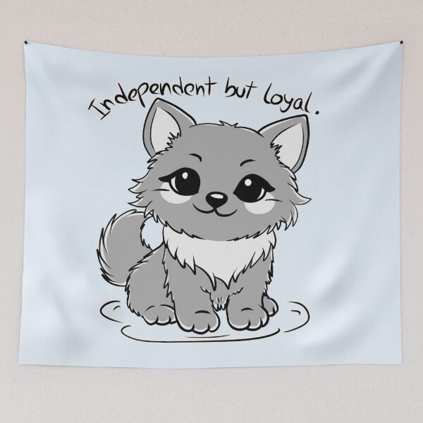 Item preview, Independent but Loyal Dog designed and sold by Phyllya Design.