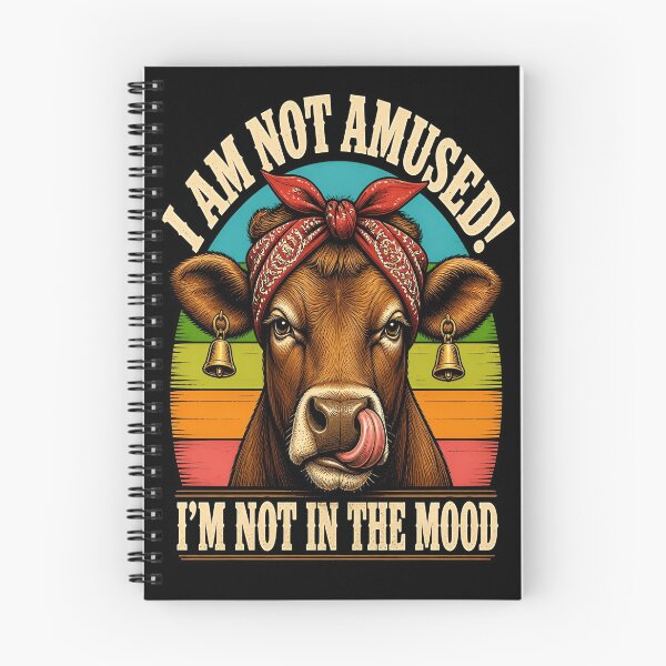 Item preview, Funny and Inappropriate Cow – I’m Not in the Mood designed and sold by MAJCO-ART.