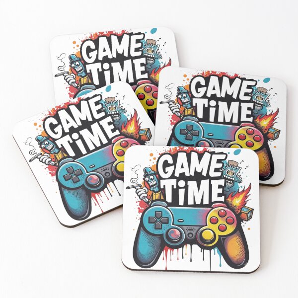 Item preview, Game Time Colorful Graffiti Controller Gaming Art designed and sold by Alaric4you.
