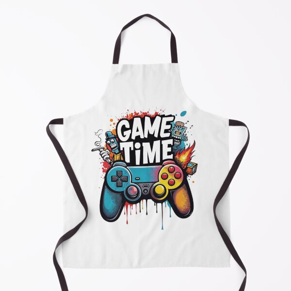 Aperçu de l'œuvre Game Time Colorful Graffiti Controller Gaming Art créée et vendue par Alaric4you.