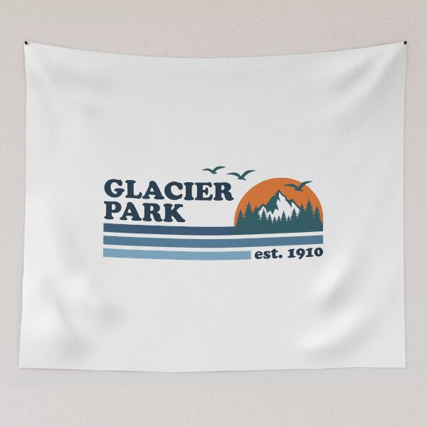 Item preview, Glacier Park Established 1910 National Park Outdoors Traveler Hiking designed and sold by lightylegal.