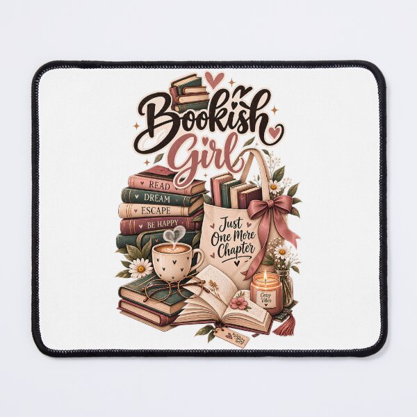 Item preview, Bookish Girl Just One More Chapter Cozy Reading Vibes designed and sold by BellabdO.