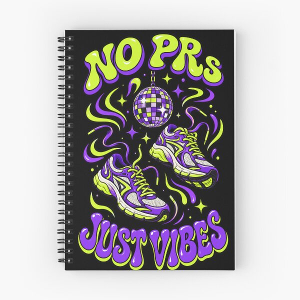 Item preview, No PRs Just Vibes Y2K Retro Running Shoes Disco designed and sold by BeYourOwnHero.