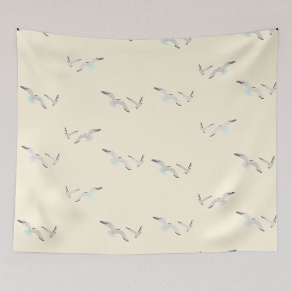 Item preview, Watercolor Seagull Pattern designed and sold by jshuphotography.