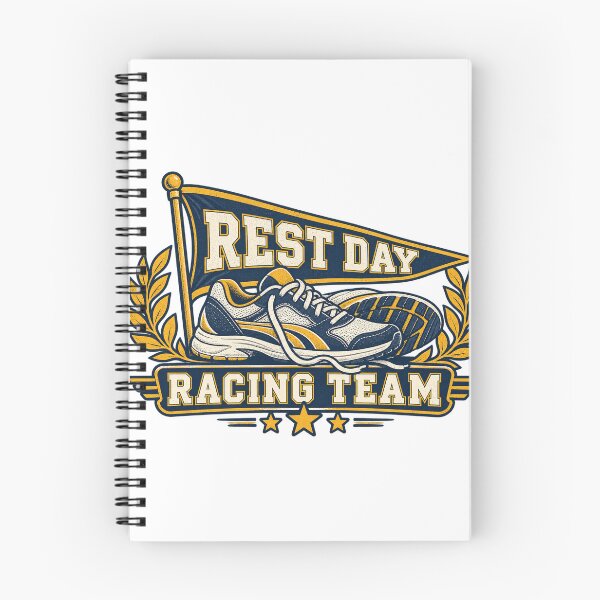 Item preview, Rest Day Racing Team Funny Collegiate Pennant designed and sold by BeYourOwnHero.
