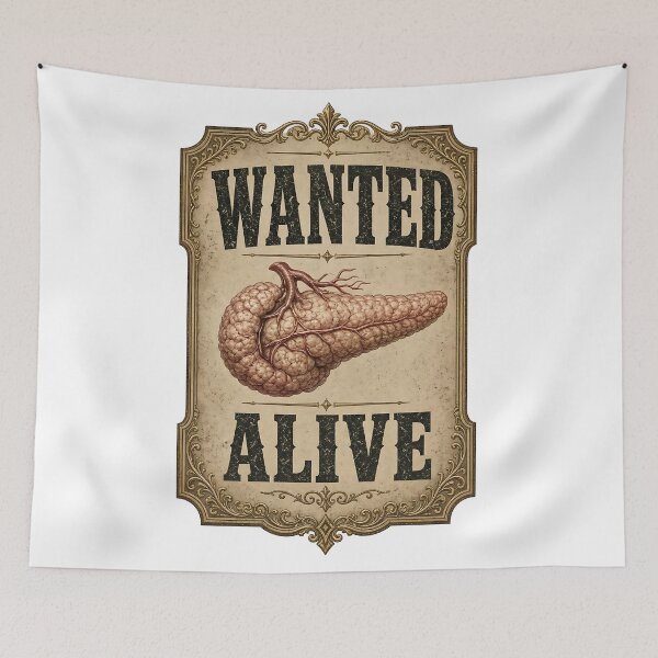 Item preview, Pancreas: Wanted Alive designed and sold by Polar-Laughs.