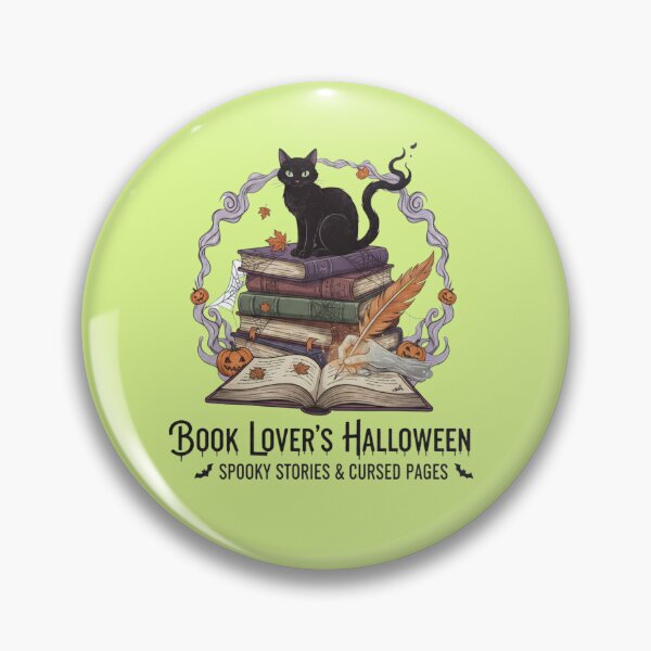 Item preview, Black Cat Stack Books Spellbook Emblem designed and sold by Exquisite Design Studio „Paculówka”.