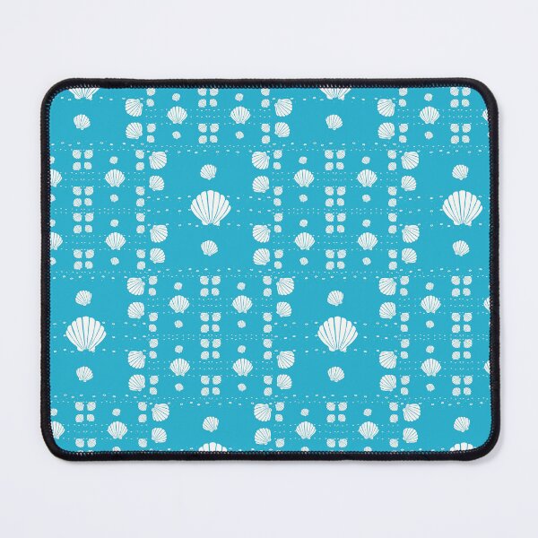 Item preview, Square Shell Pattern on Blue designed and sold by jshuphotography.