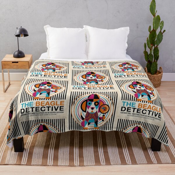 Item preview, Beagle Detective Noir - Mid Century Modern Pet Poster designed and sold by PictoVibe.