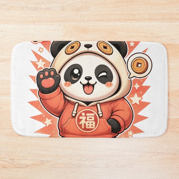 Item preview, Money Panda Luck Kawaii Mascot designed and sold by NullSpacePrints.