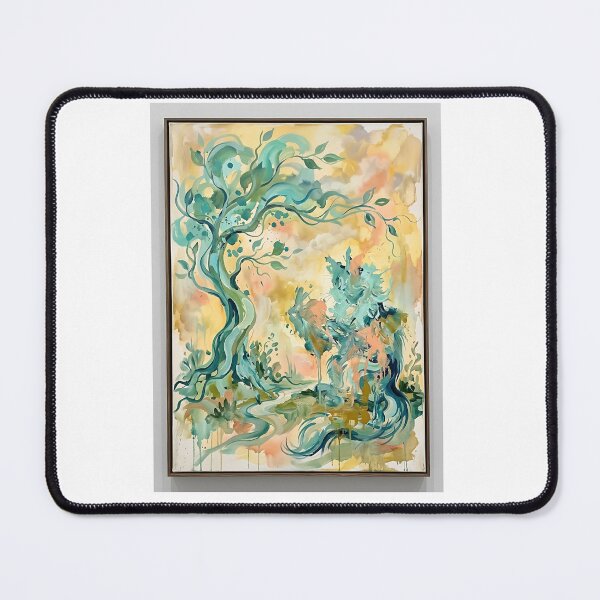 Item preview, Maine Coon Literary Cat - Abstract Expressionist Pet Painting designed and sold by PictoVibe.
