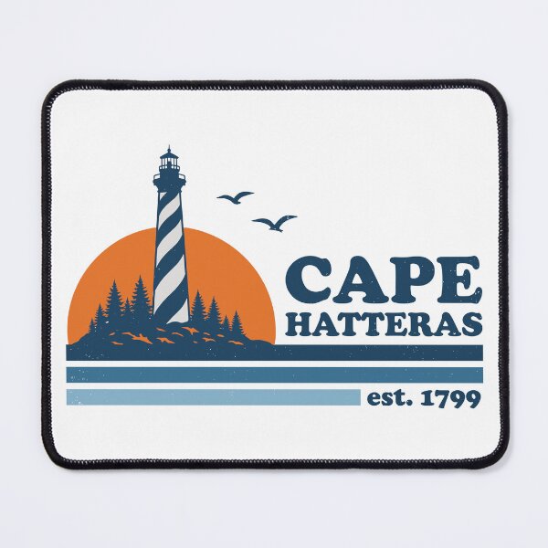 Item preview, Cape Hatteras Est. 1799 North Carolina Lighthouse Vacation Travel Souvenir designed and sold by lightylegal.