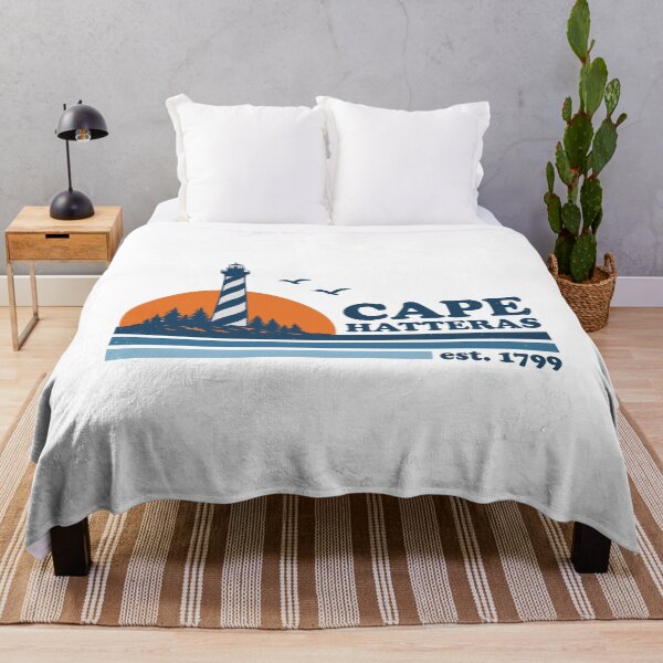 Item preview, Cape Hatteras Est. 1799 North Carolina Lighthouse Vacation Travel Souvenir designed and sold by lightylegal.