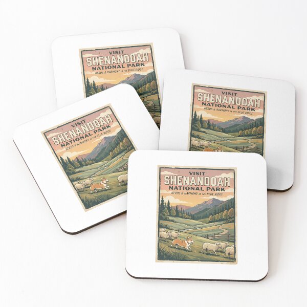 Item preview, Corgi Herding Champion - Vintage WPA National Park Pet Poster designed and sold by PictoVibe.