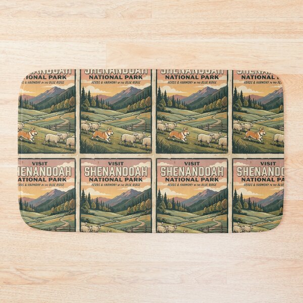 Item preview, Corgi Herding Champion - Vintage WPA National Park Pet Poster designed and sold by PictoVibe.