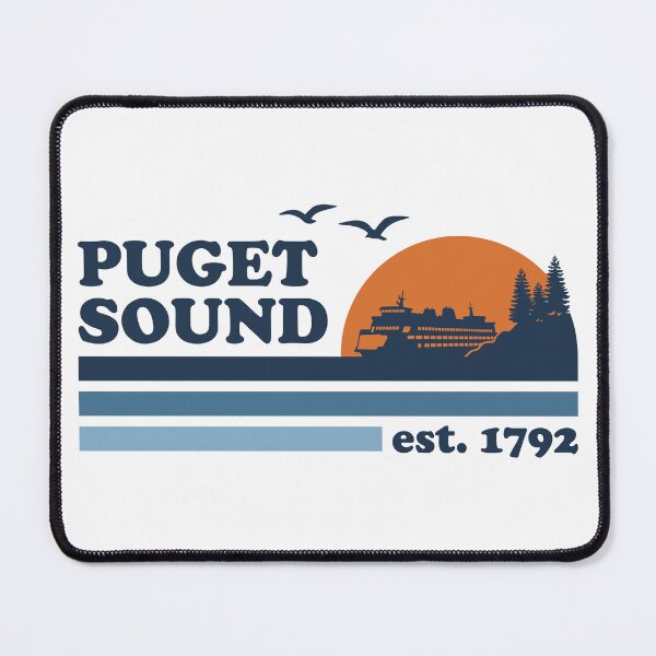 Item preview, Puget Sound Est. 1792 Washington State Pacific Northwest Heritage designed and sold by lightylegal.