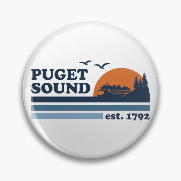Item preview, Puget Sound Est. 1792 Washington State Pacific Northwest Heritage designed and sold by lightylegal.