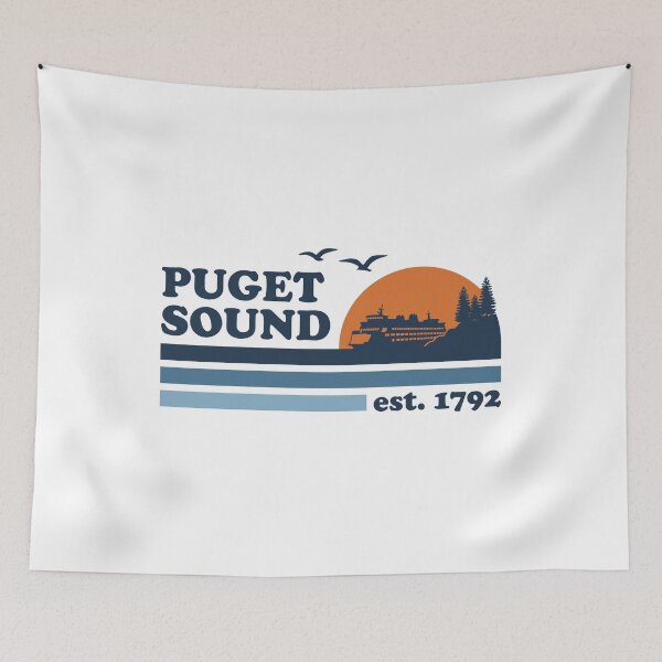 Item preview, Puget Sound Est. 1792 Washington State Pacific Northwest Heritage designed and sold by lightylegal.