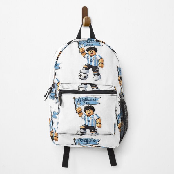 Item preview, Blocky Soccer Player Sky Blue Fan Art designed and sold by annaarthk.