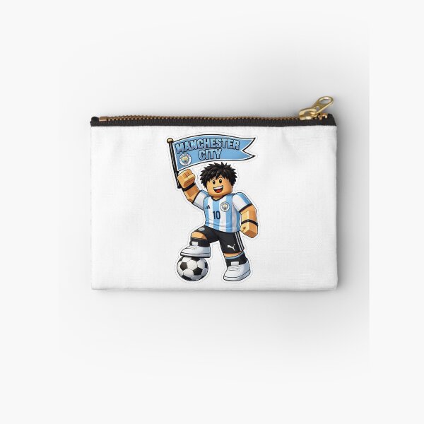 Item preview, Blocky Soccer Player Sky Blue Fan Art designed and sold by annaarthk.