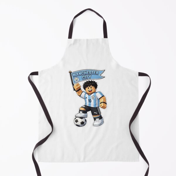Item preview, Blocky Soccer Player Sky Blue Fan Art designed and sold by annaarthk.