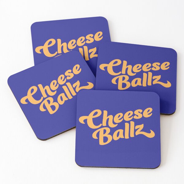 Item preview, Cheese Ballz Retro Groovy Funny Cheese Lover Snack Design designed and sold by The-Practice-Squad.