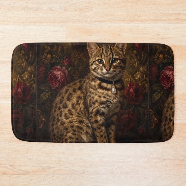 Item preview, Noble Spotted Cat with Pearl Drop Choker designed and sold by Real Beast Art.