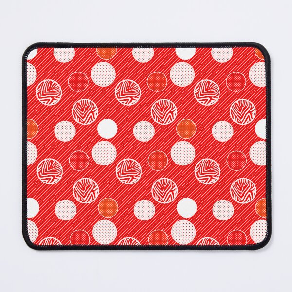 Item preview, Abstract bright red scarlet pattern in peas, designed and sold by fuzzyfox.