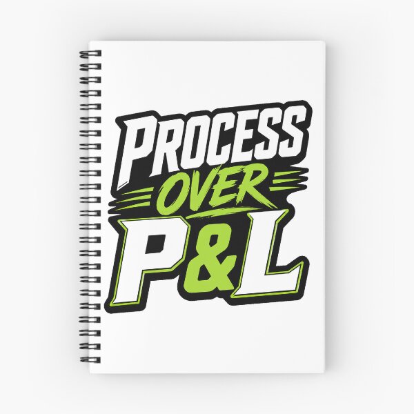 Item preview, Process Over P&L – Trading Discipline Mindset designed and sold by VolatilityEdge.