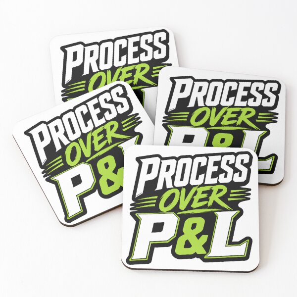 Item preview, Process Over P&L – Trading Discipline Mindset designed and sold by VolatilityEdge.