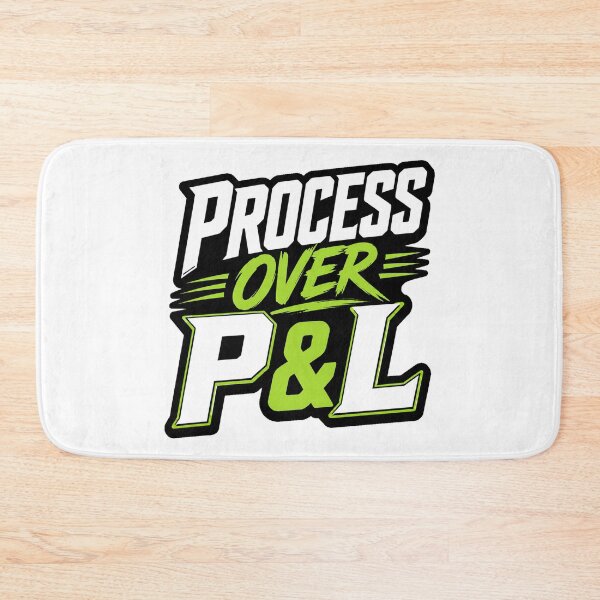 Item preview, Process Over P&L – Trading Discipline Mindset designed and sold by VolatilityEdge.