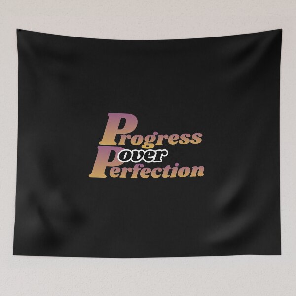 Item preview, Progress Over Perfection – Personal Growth Inspirational Gift for Women designed and sold by Soft Strength Studio.