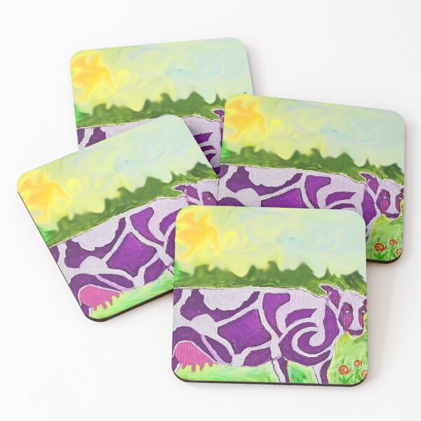 Item preview, Purple Cow designed and sold by Little Mom's Art Shop.