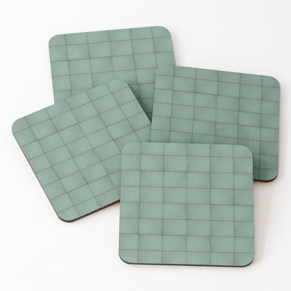 Item preview, Faded Seafoam Green Tiles designed and sold by TanglePatch.